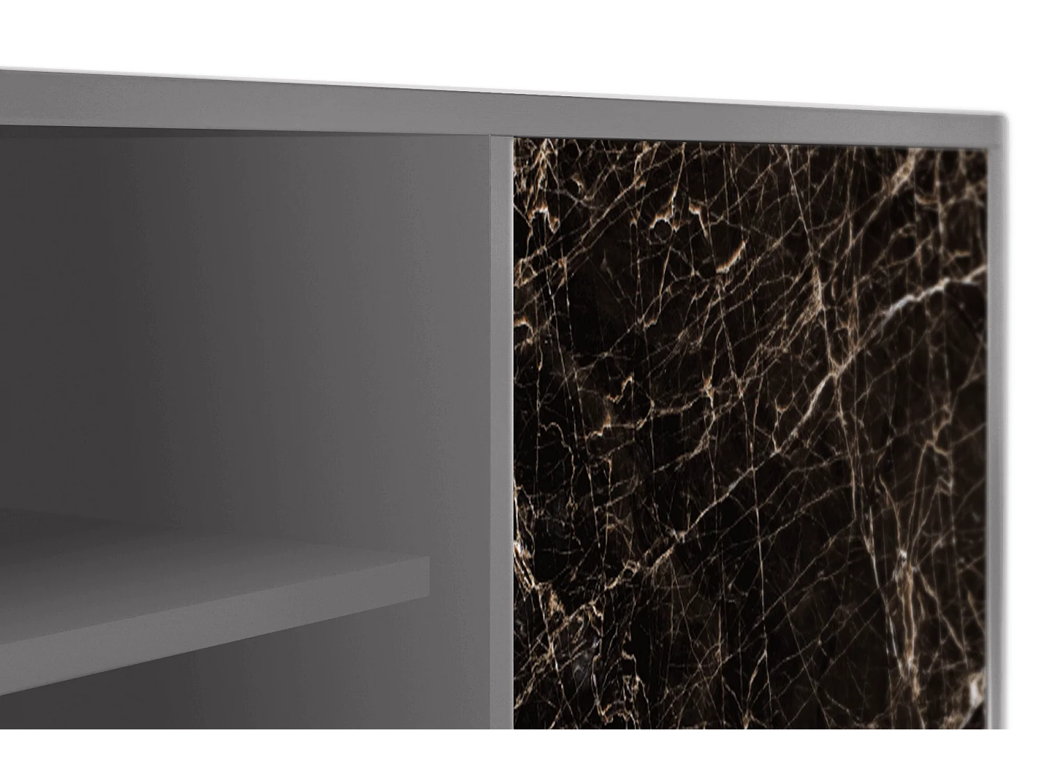 Meuble TV - 170х69х48 cm - T2 - Night Abyss, Gris