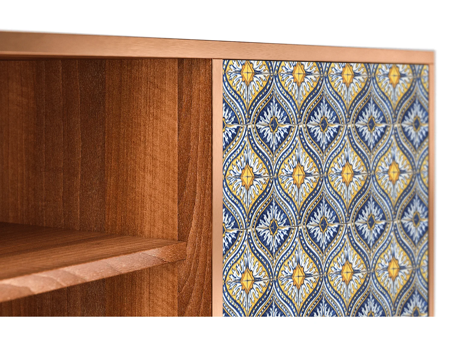 Mobile TV - 170х69х48 cm - T2 - Illusory Pattern, Noce