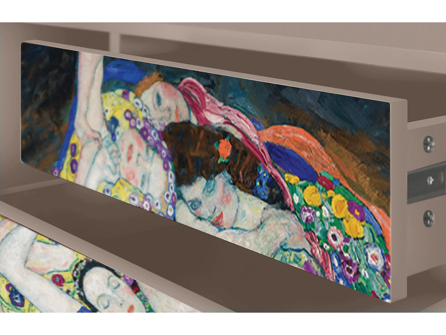 Mueble de TV - 170х59х48 cm - T4 - The Maiden by Klimt, Latte