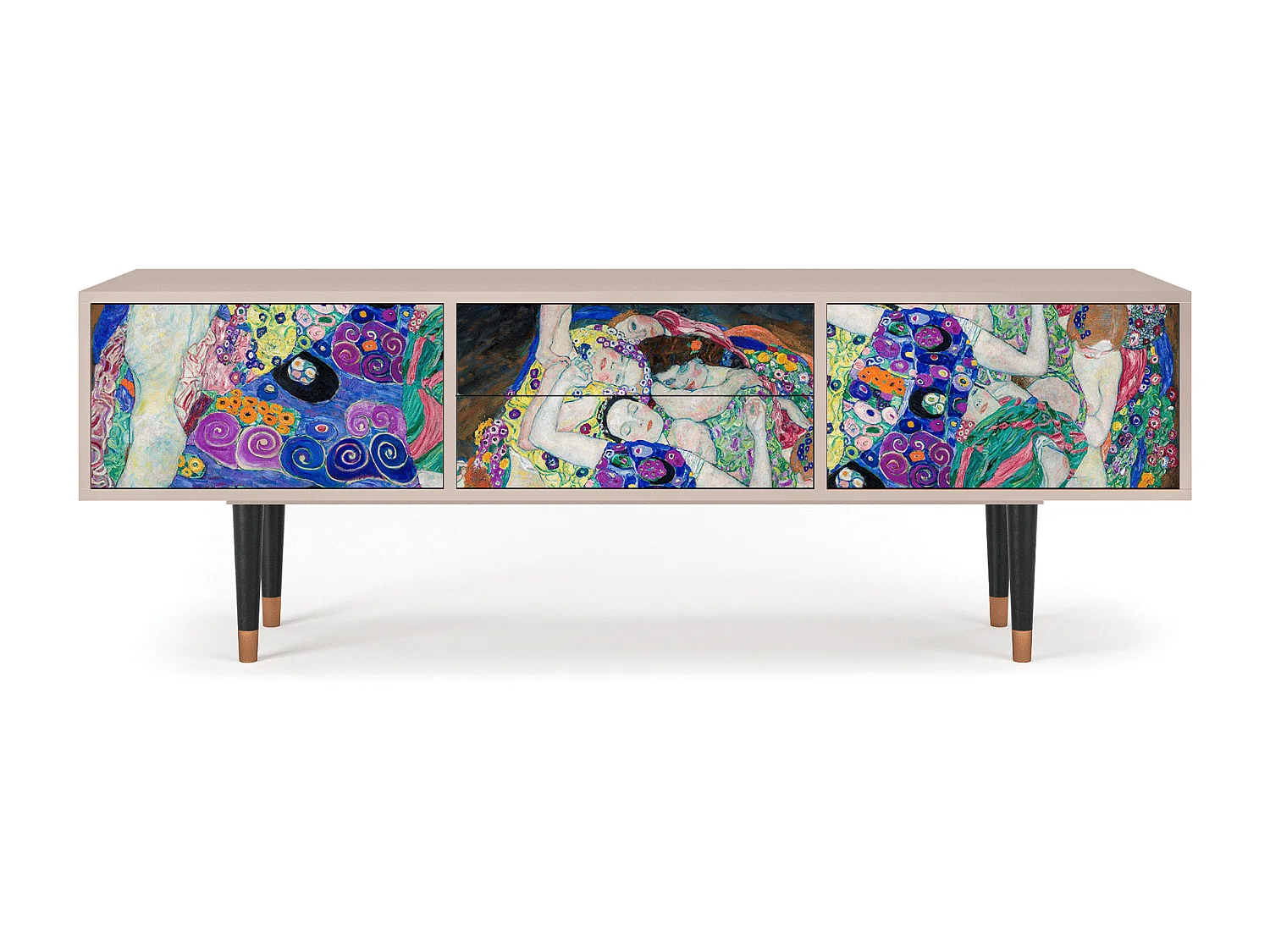 TV-meubel - 170х59х48 cm - T4 - The Maiden by Klimt, Latte