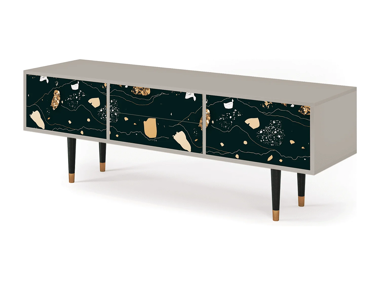 Mobile TV - 170х59х48 cm - T4 - Space Rocks, Sabbia