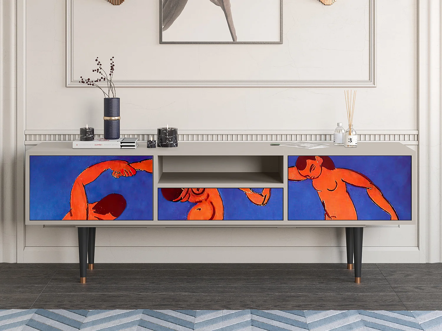 Meuble TV - 170х59х41 cm - T6 - The Dance by Matisse , Sable