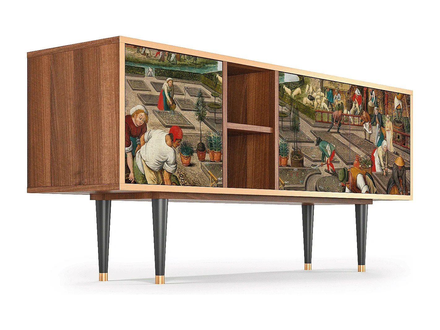 Mobile TV - 150х69х41 cm - T5 - The Younger - Spring, Noce