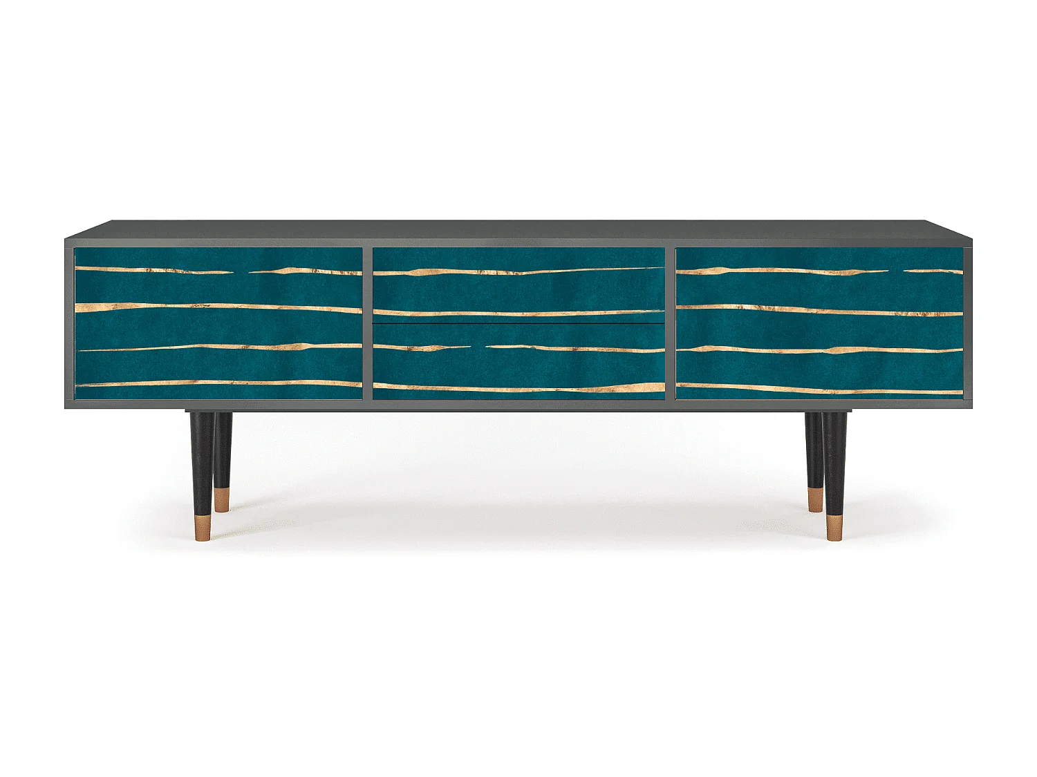 Meuble TV - 170х59х48 cm - T4 - Ocean Drive, Anthracite