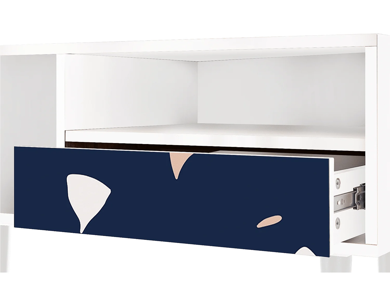 TV-Möbel - 115х59х48 cm - T3 - Space Satellites, Weiß