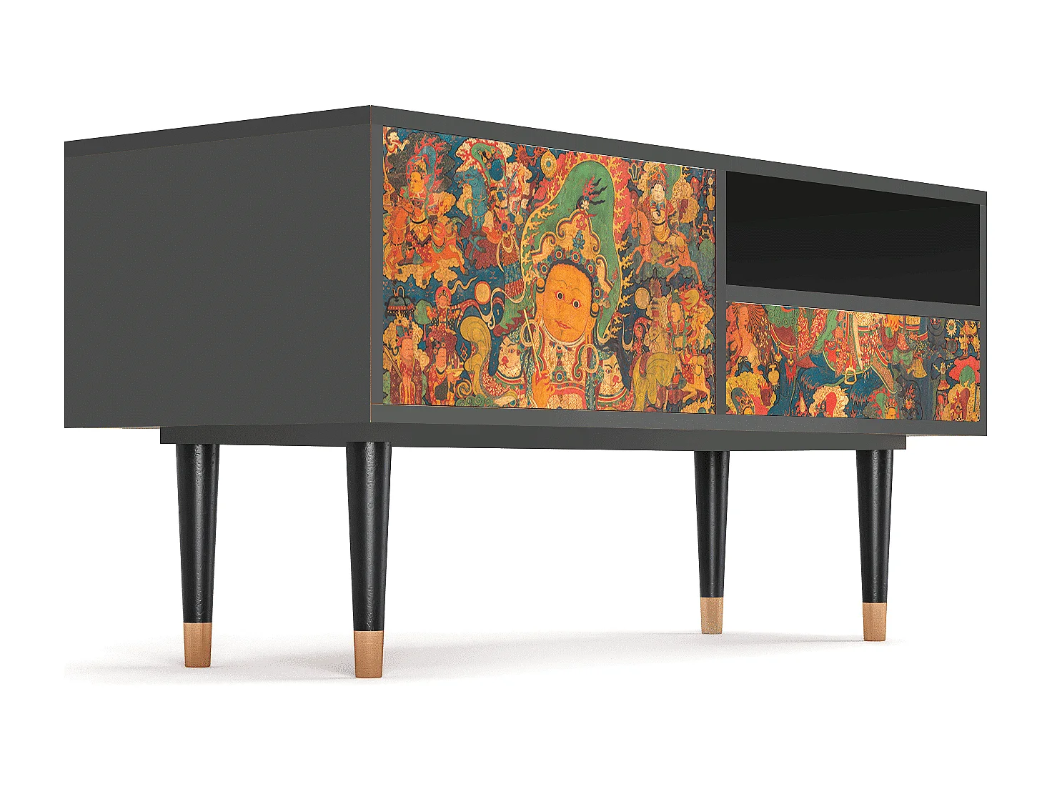 TV-Möbel - 115х59х48 cm - T3 - God by Vaisravana , Anthrazit