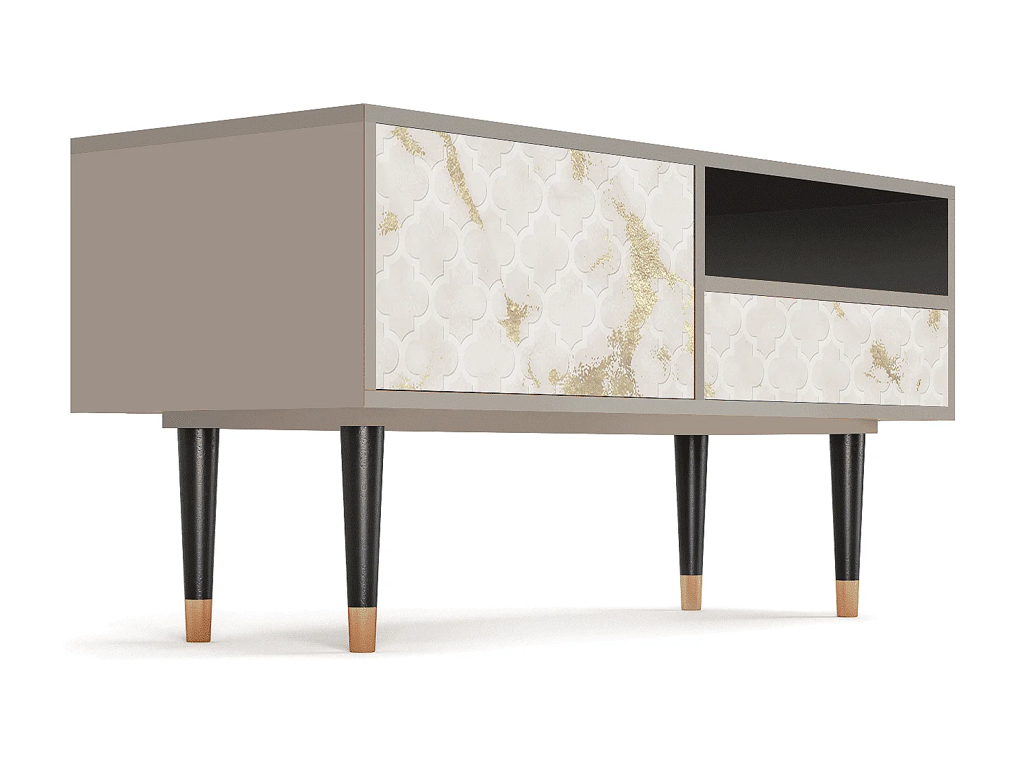 Mueble de TV - 115х59х48 cm - T3 - Sahara desert, Areia