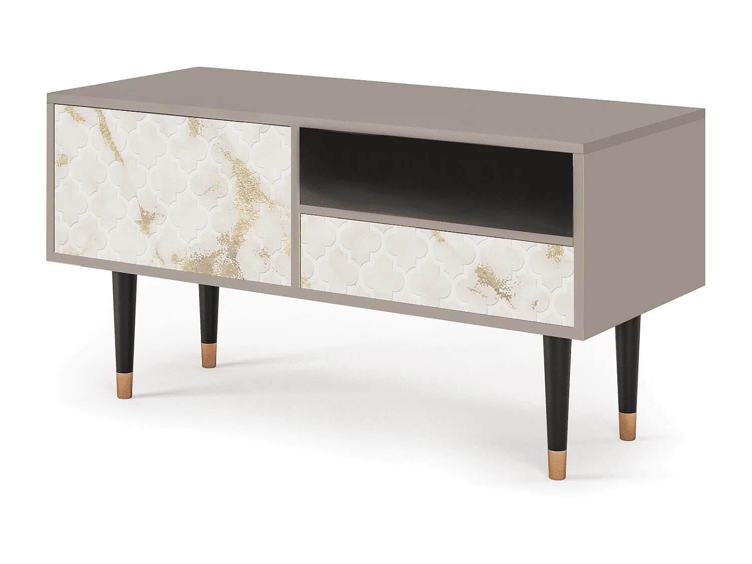 Mueble de TV - 115х59х48 cm - T3 - Sahara desert, Areia