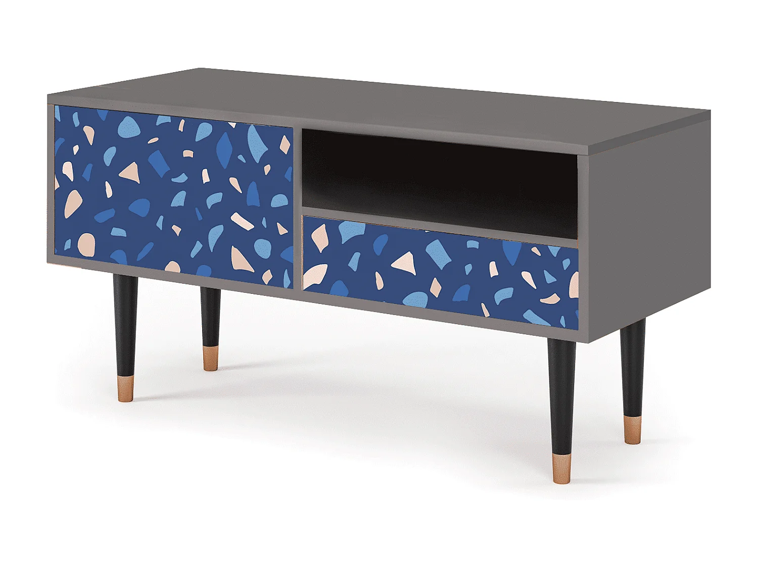 Mueble de TV - 115х59х48 cm - T3 - Soap Whirpool, Gris