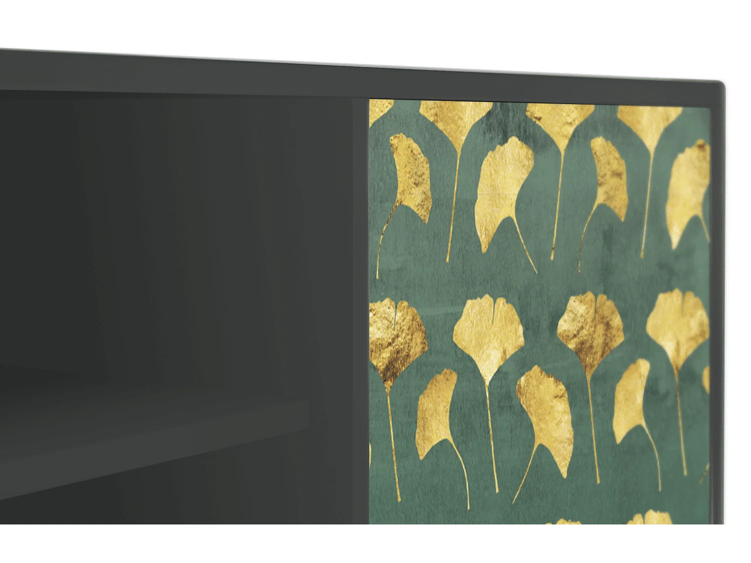 TV-Möbel - 170х69х48 cm - T2 - Gingko leaves, Anthrazit