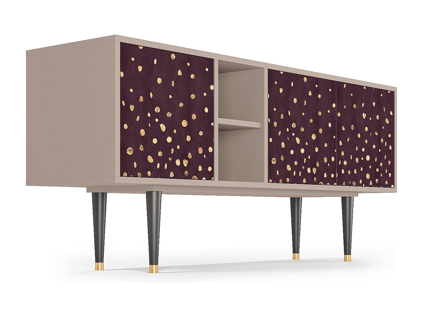 TV-meubel - 150х69х41 cm - T5 - Glowworms, Latte