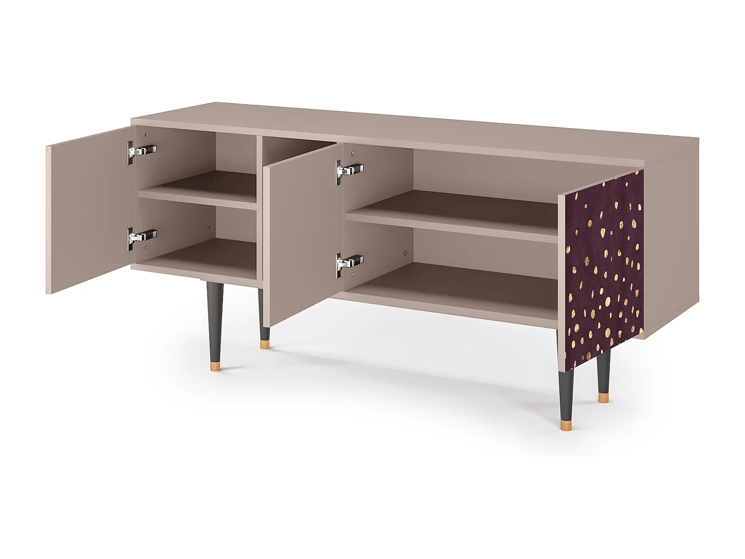 TV-meubel - 150х69х41 cm - T5 - Glowworms, Latte