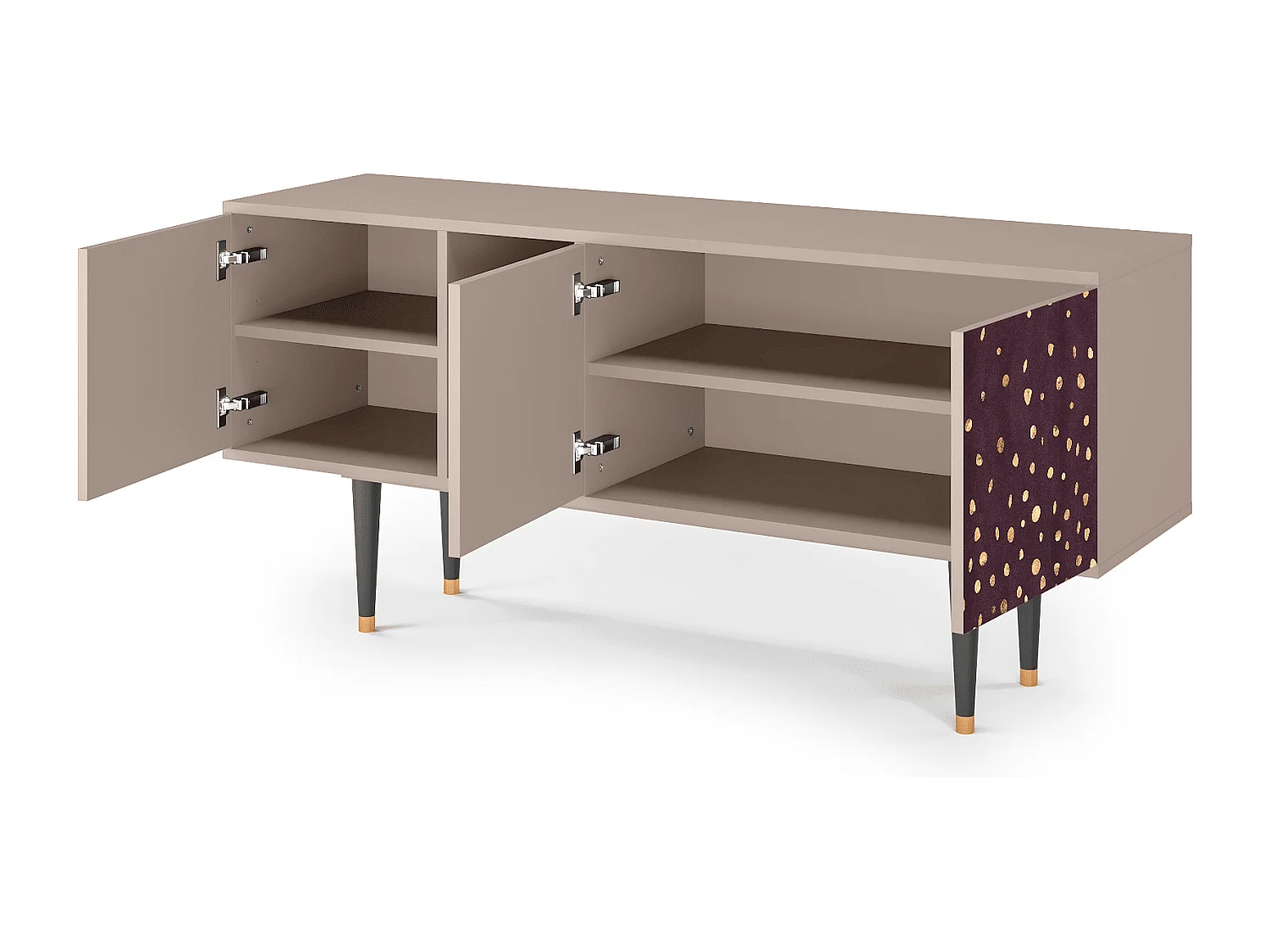 TV-meubel - 150х69х41 cm - T5 - Glowworms, Latte