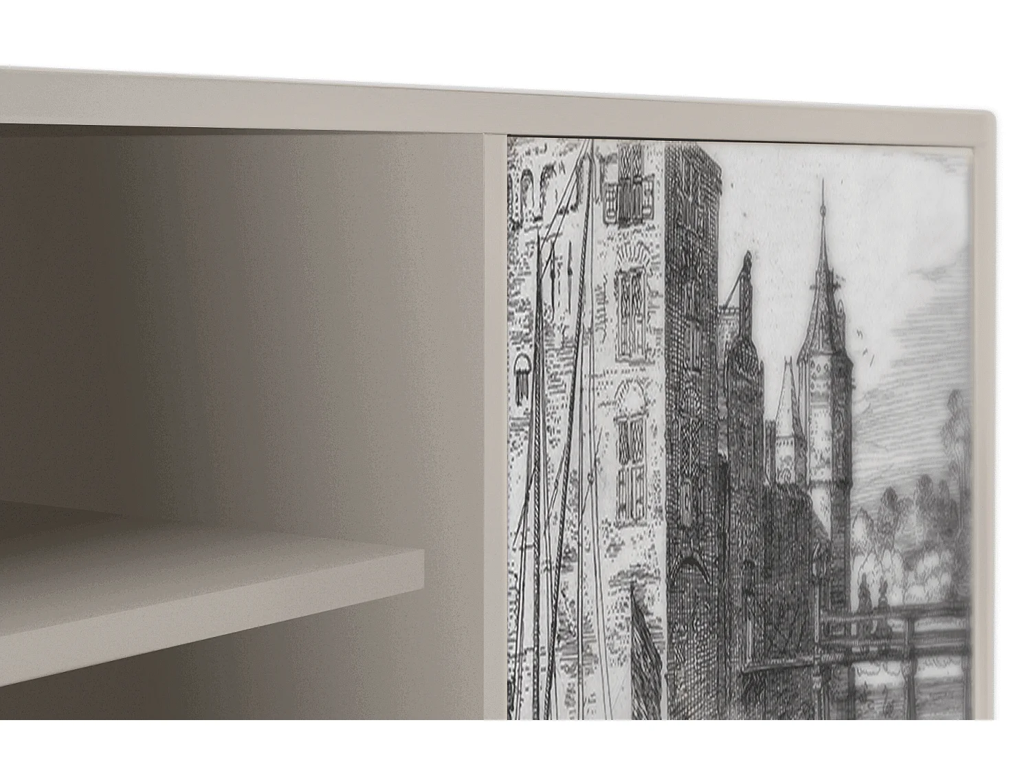 Meuble TV - 170х69х48 cm - T2 - Castle by Breugel, Sable