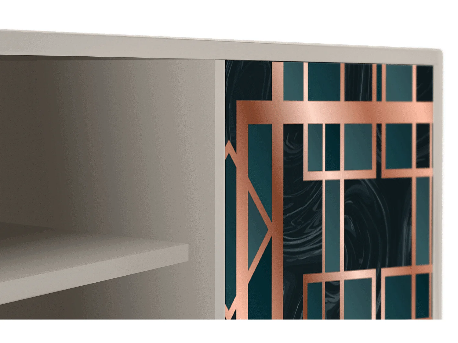 Mueble de TV - 170х69х48 cm - T2 - Emerald Metro, Arena