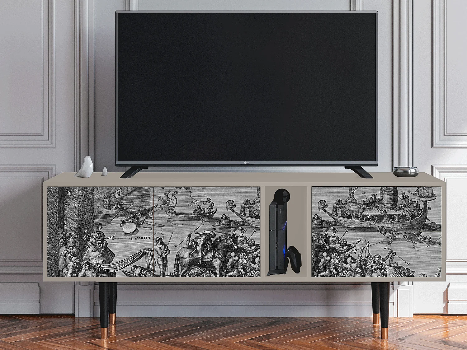Mueble de TV - 170х69х48 cm - T1 - Saint Martin, Areia