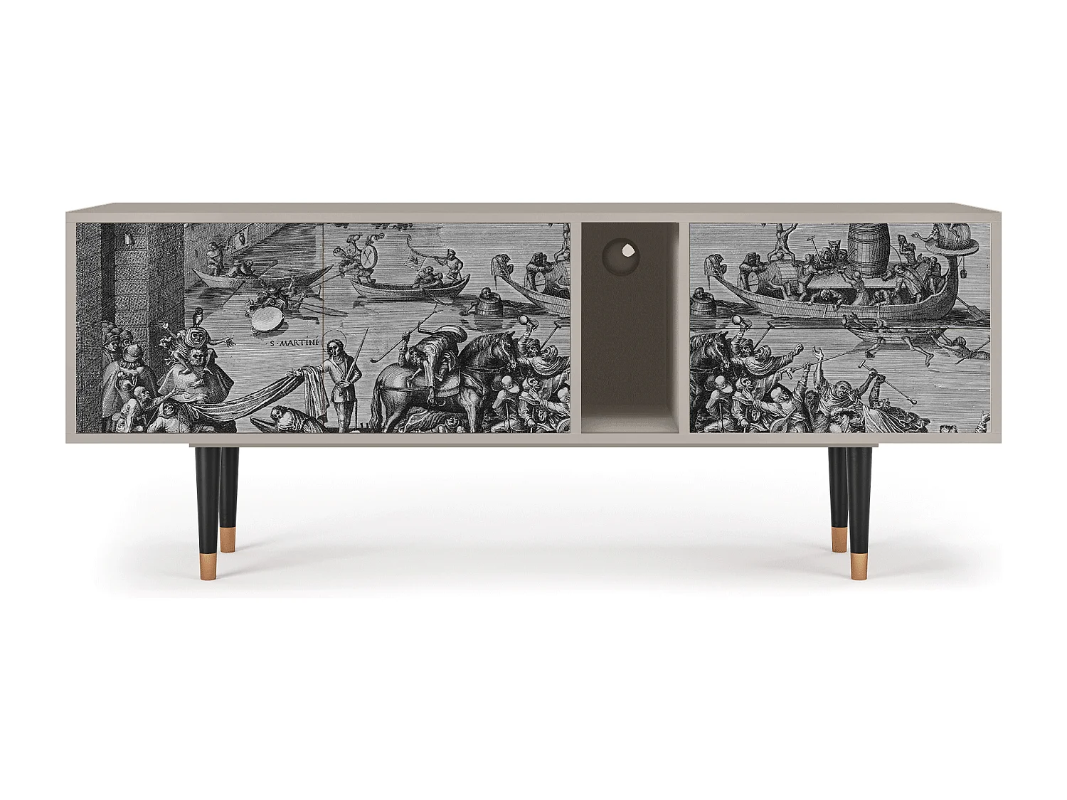 Mueble de TV - 170х69х48 cm - T1 - Saint Martin, Areia