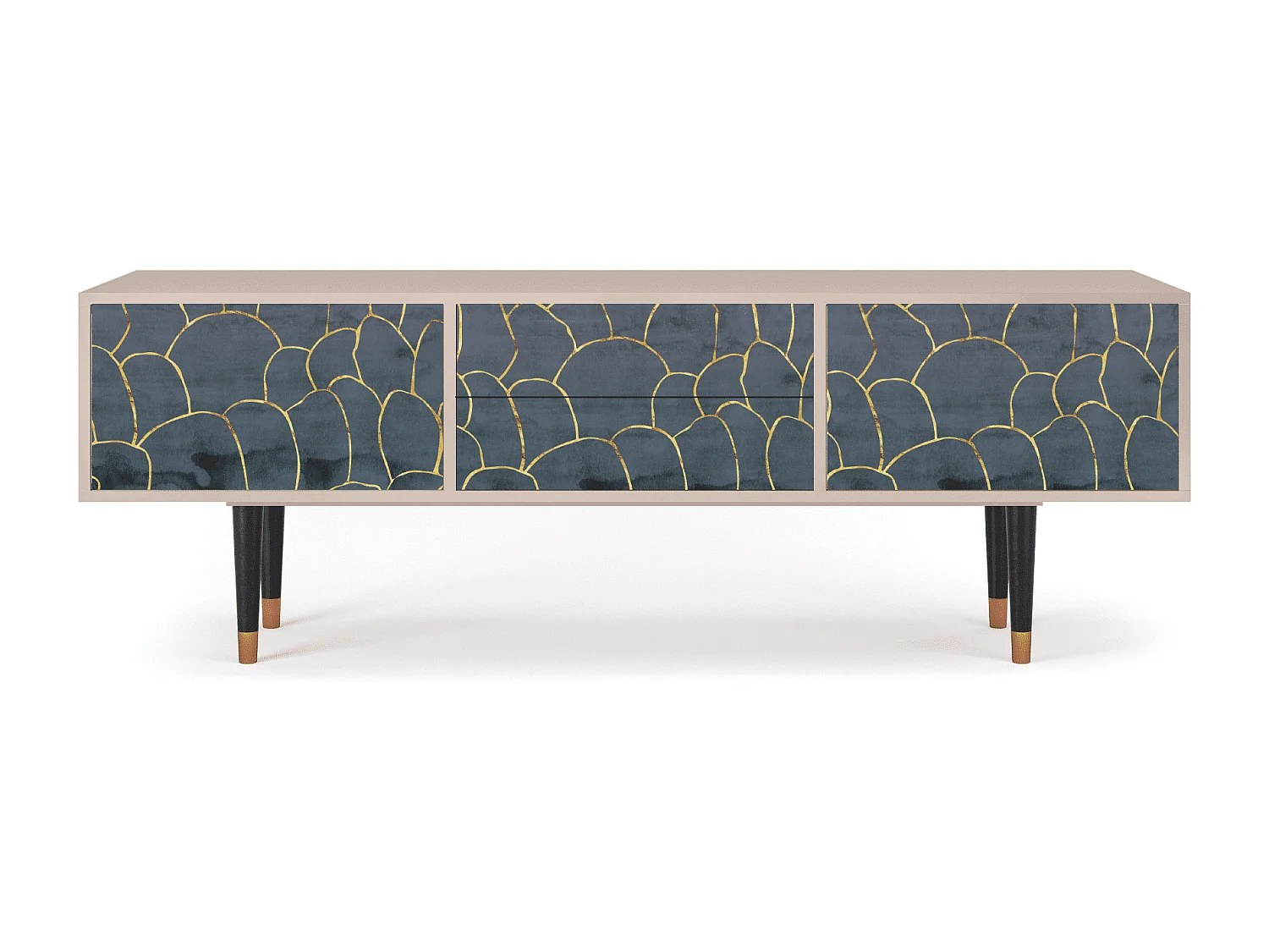 Mobile TV - 170х59х48 cm - T4 - Blue Lagoon, Latte