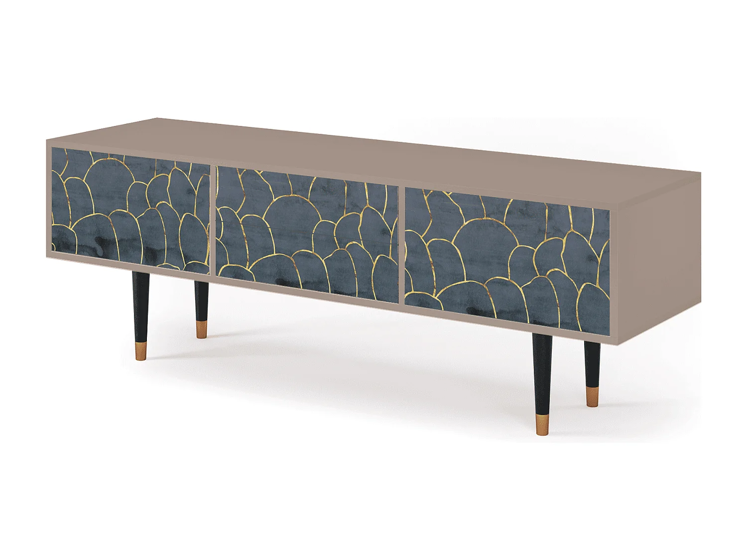 Mobile TV - 170х59х48 cm - T4 - Blue Lagoon, Latte