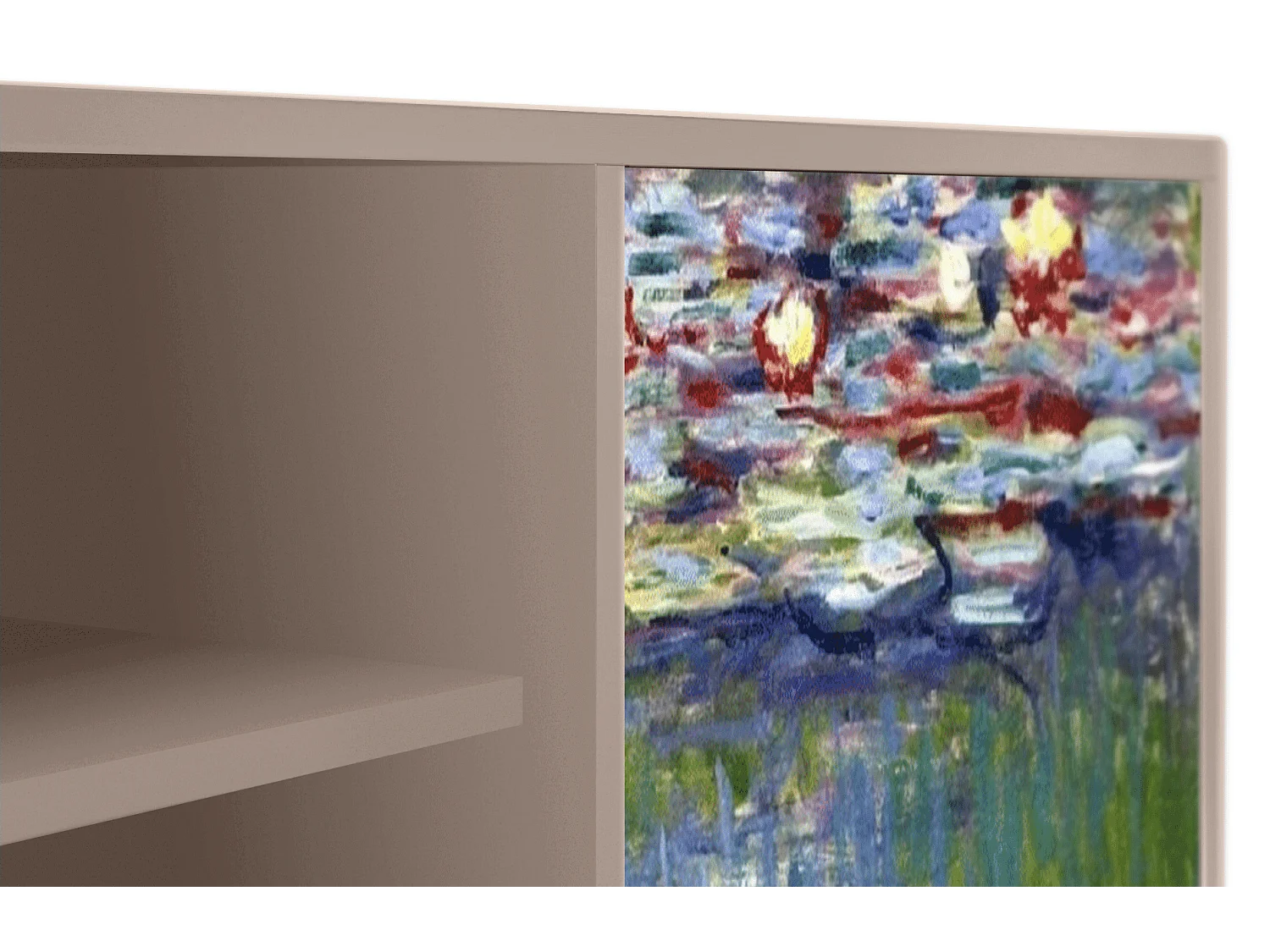 Meuble TV - 170х69х48 cm - T2 - The water lily pond  , Latte