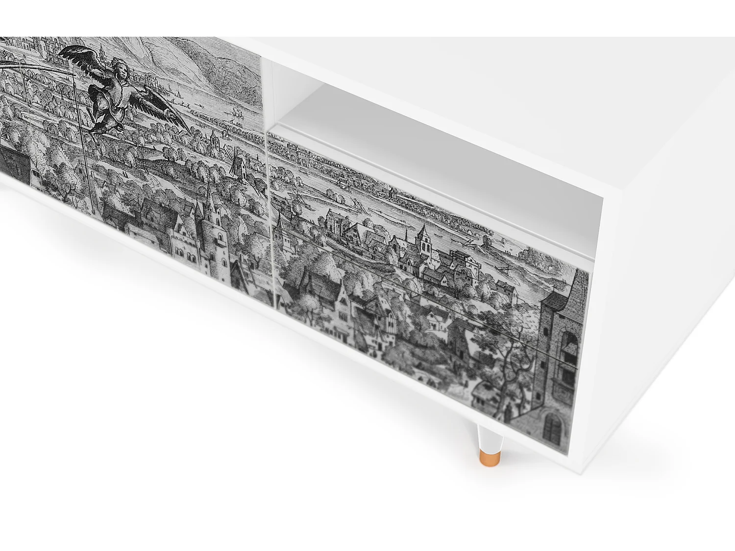 Mueble de TV - 125х56х41 cm - T7 - Departure, Branco