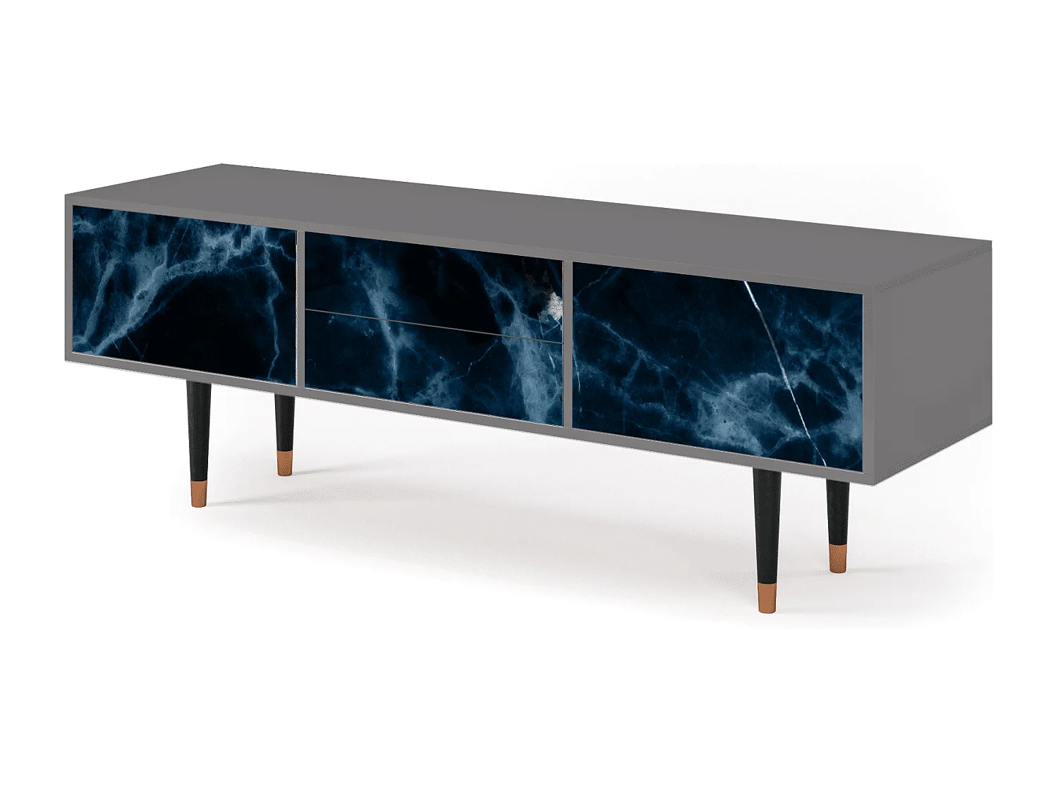 Mobile TV - 170х59х48 cm - T4 - Deep Ocean, Grigio