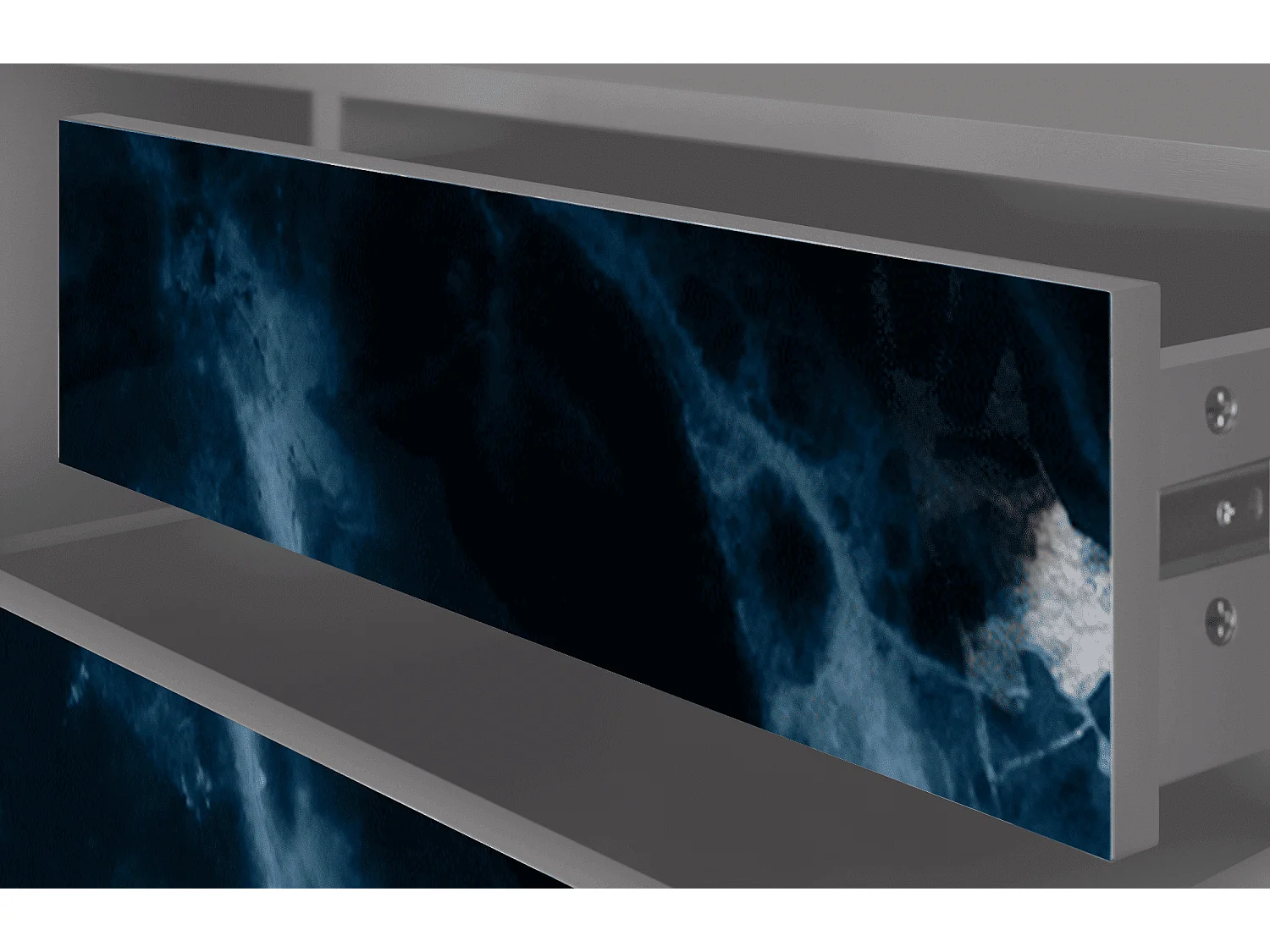 Mobile TV - 170х59х48 cm - T4 - Deep Ocean, Grigio