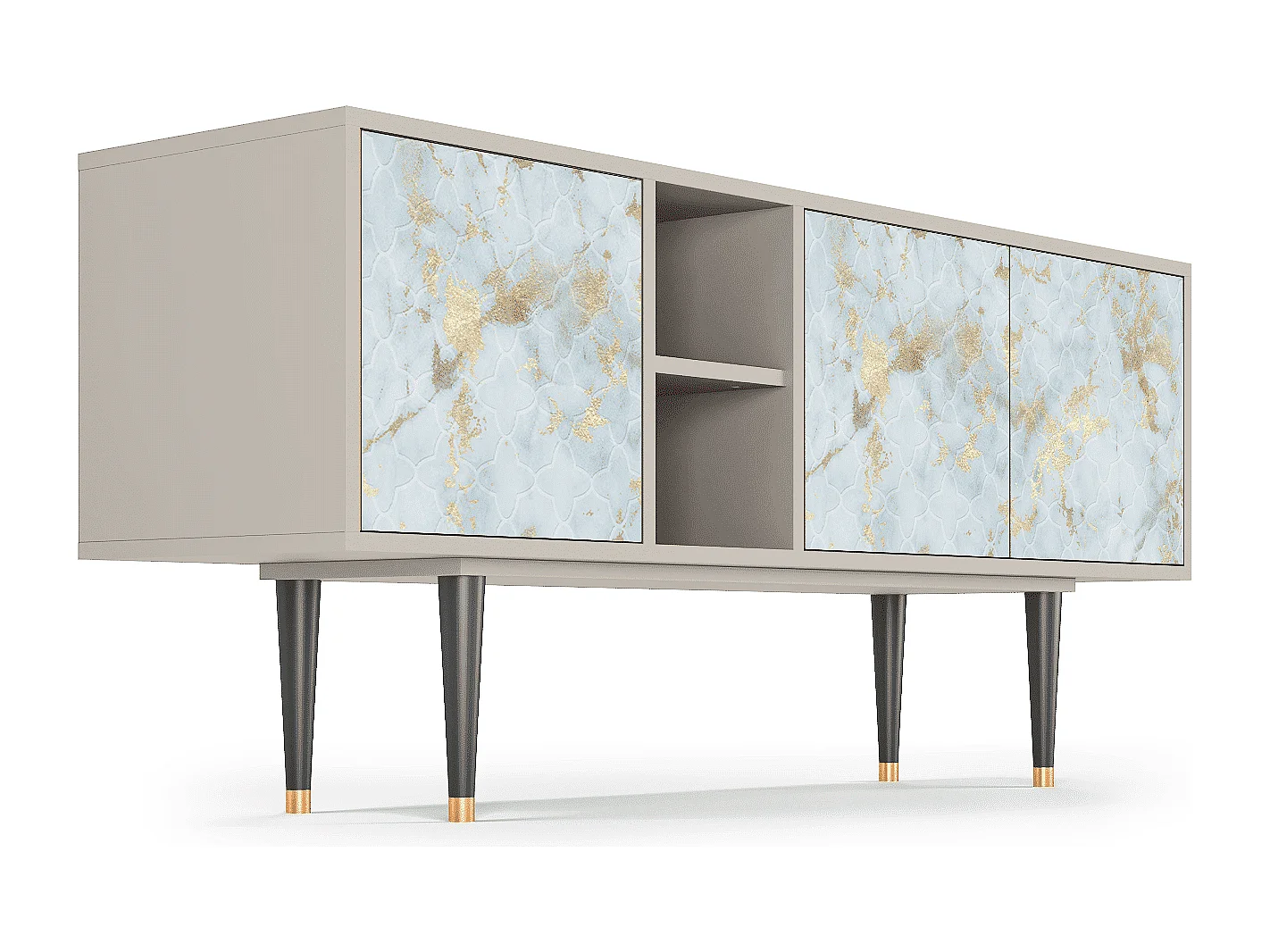 Mobile TV - 150х69х41 cm - T5 - Golden Waves, Sabbia