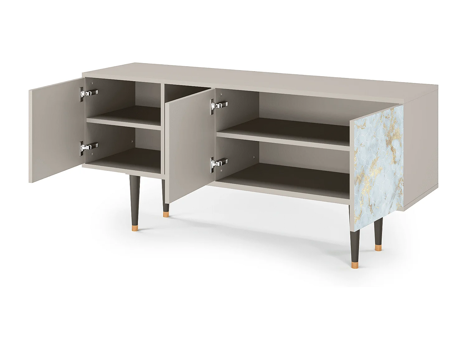 Mobile TV - 150х69х41 cm - T5 - Golden Waves, Sabbia