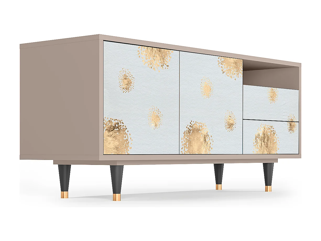 Meuble TV - 125х56х41 cm - T7 - Sky Latte, Latte