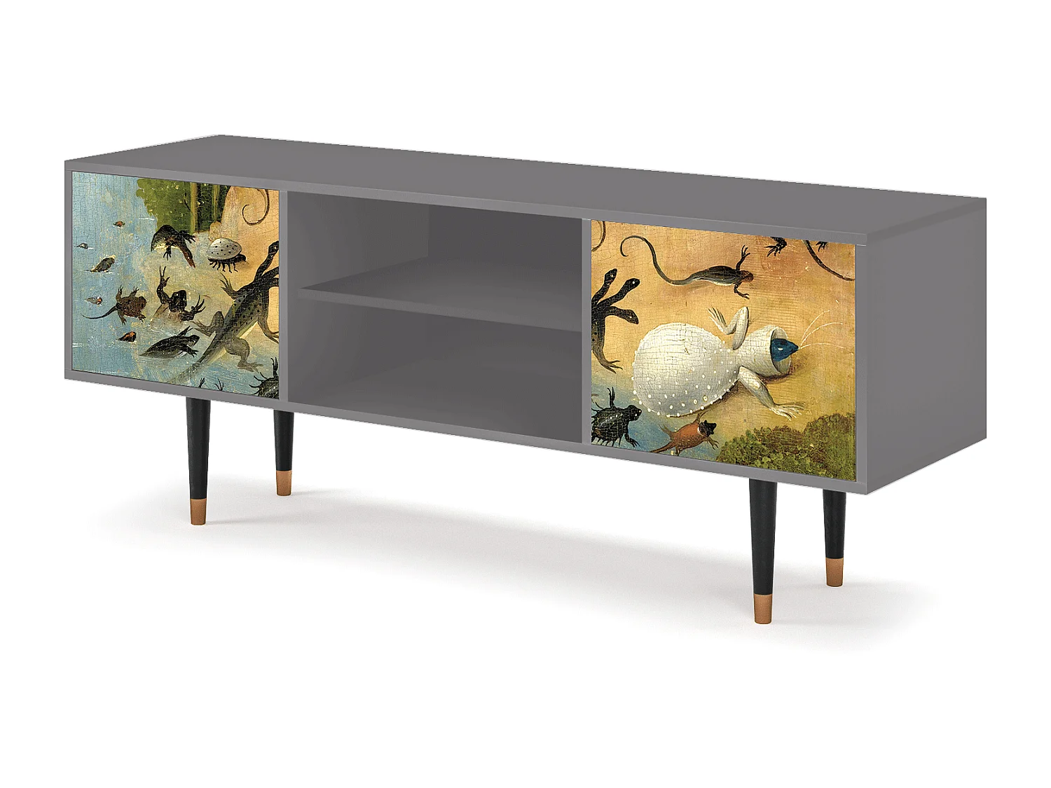 Szafka RTV - 170х69х48 cm - T2 - The Garden by Bosch, Szary