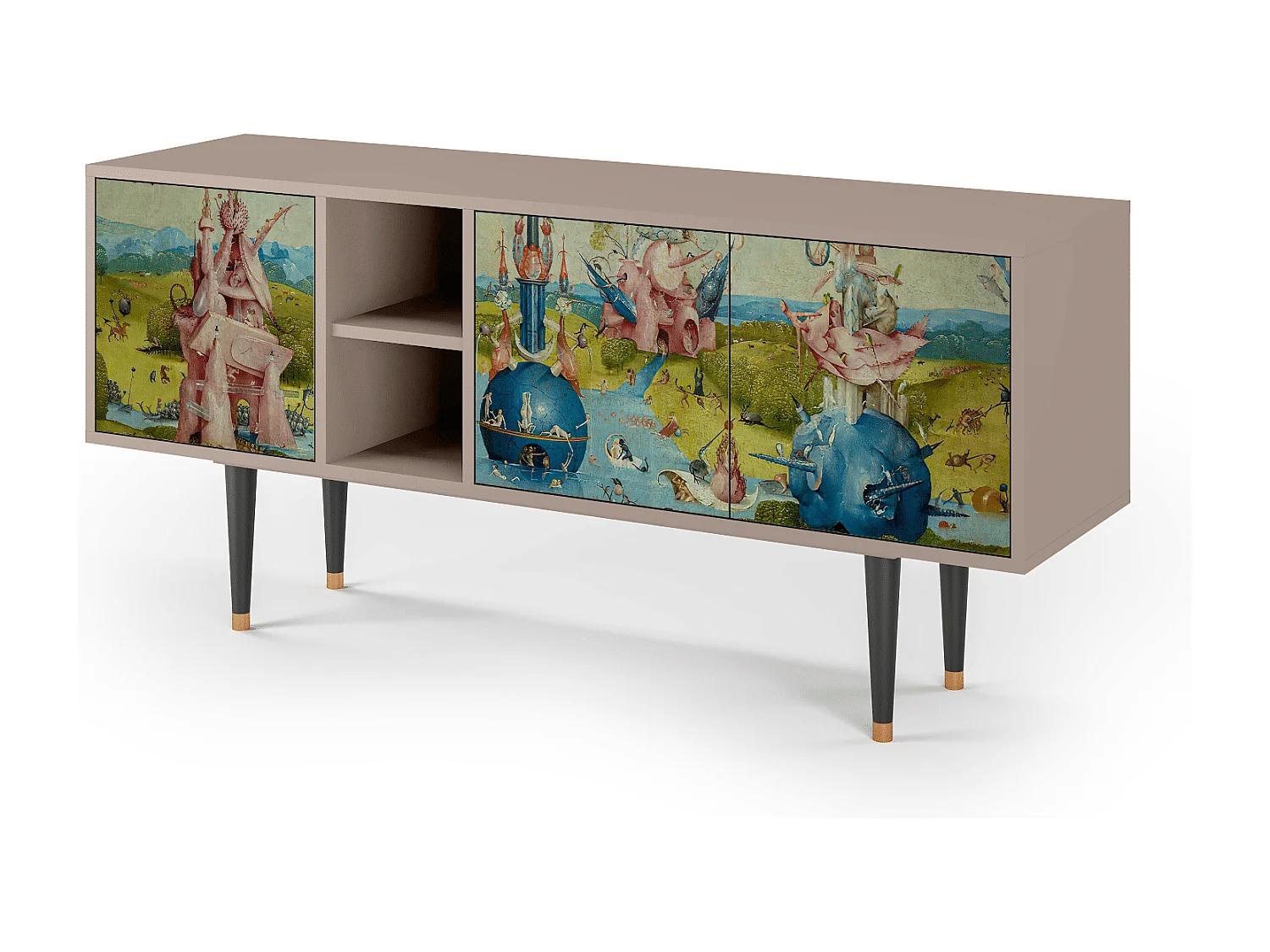 Szafka RTV - 150х69х41 cm - T5 - The Garden 2 by Bosch, Latte