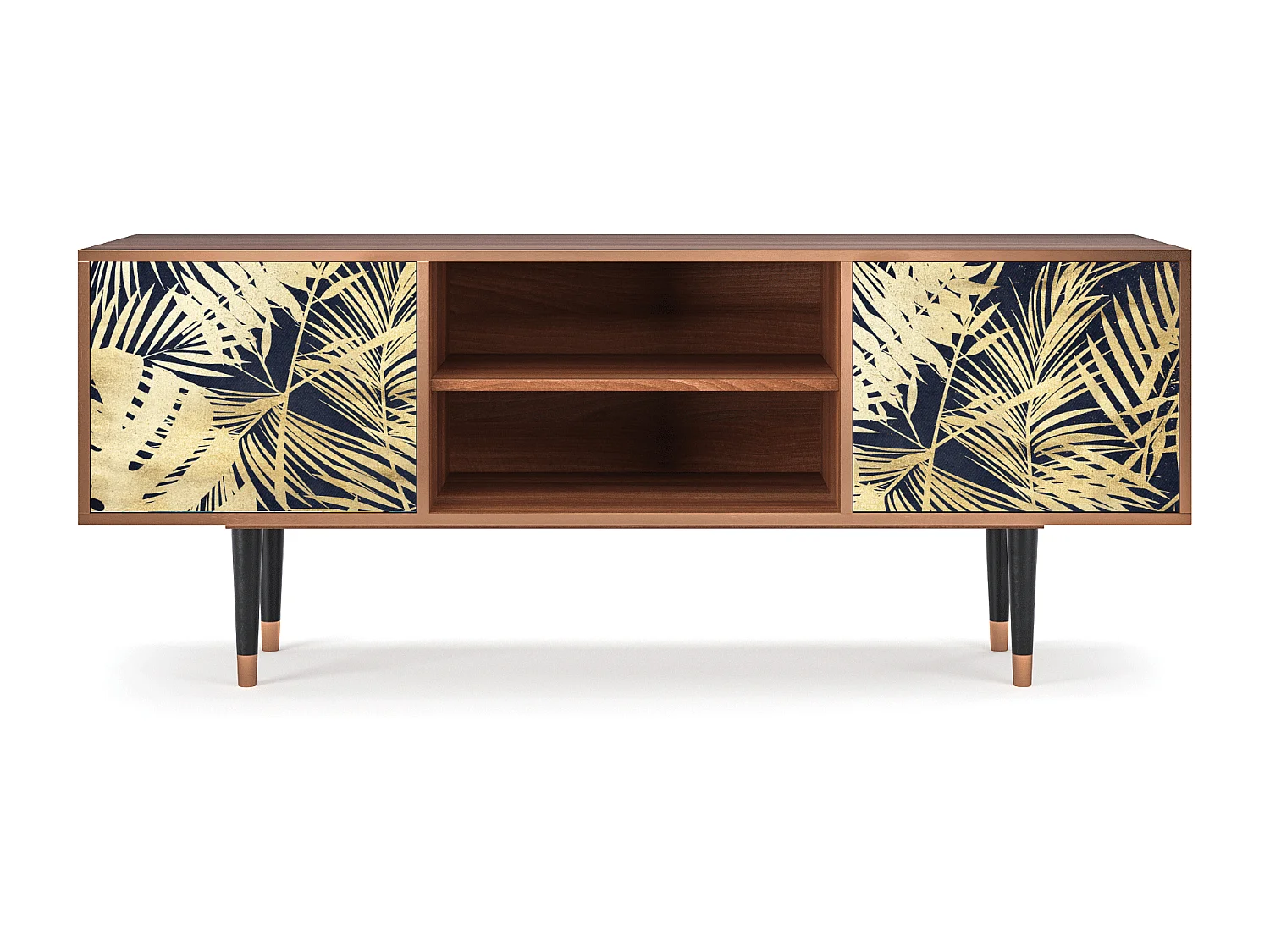 Meuble TV - 170х69х48 cm - T2 - Jungle Vibes, Noyer