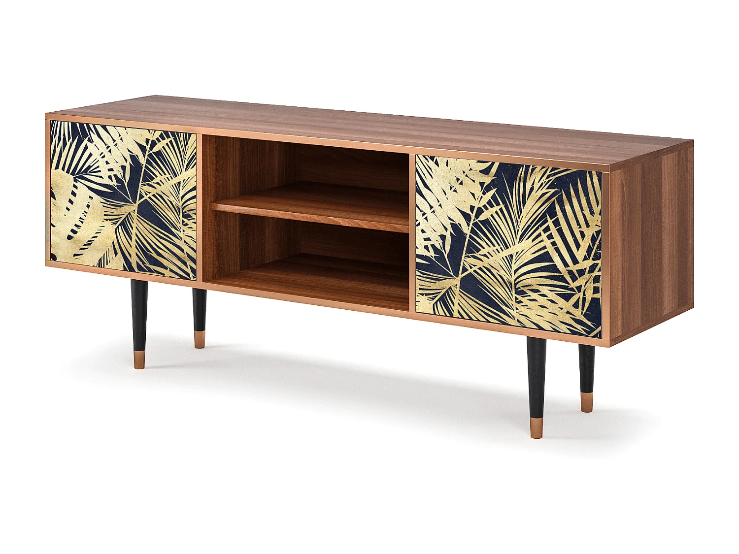 Mobile TV - 170х69х48 cm - T2 - Jungle Vibes, Noce