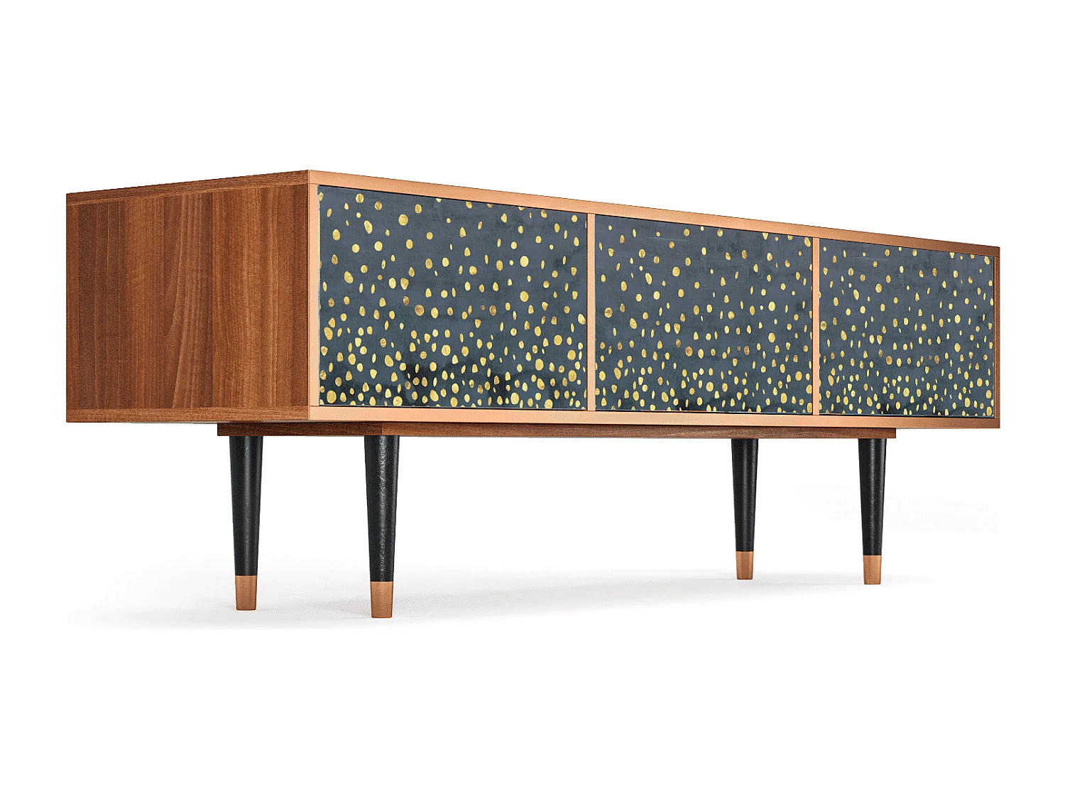 TV-meubel - 170х59х48 cm - T4 - Foggy Lights, Walnoot