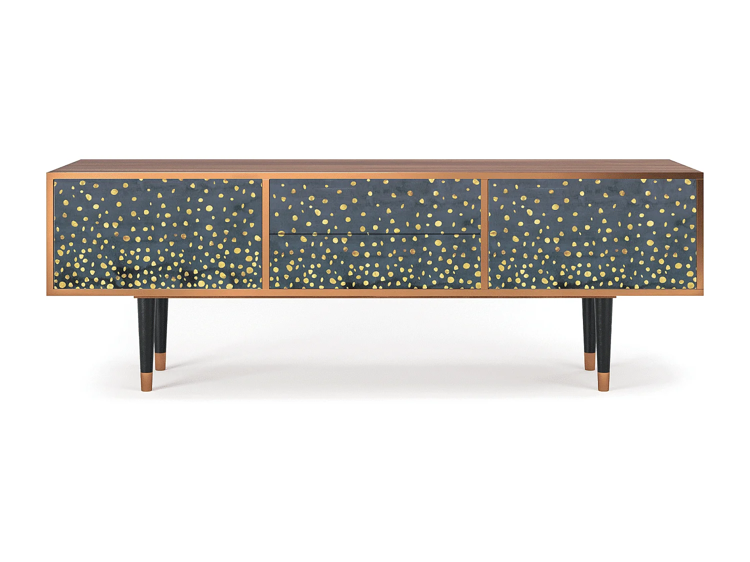 TV-meubel - 170х59х48 cm - T4 - Foggy Lights, Walnoot