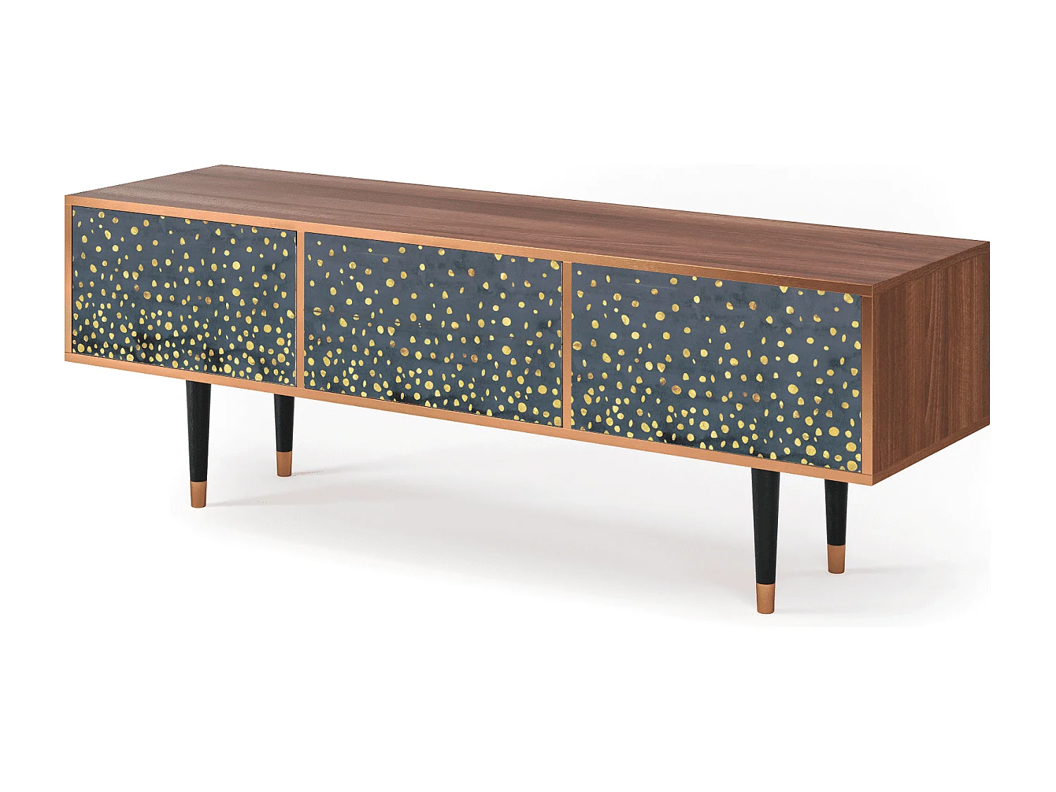 TV-meubel - 170х59х48 cm - T4 - Foggy Lights, Walnoot