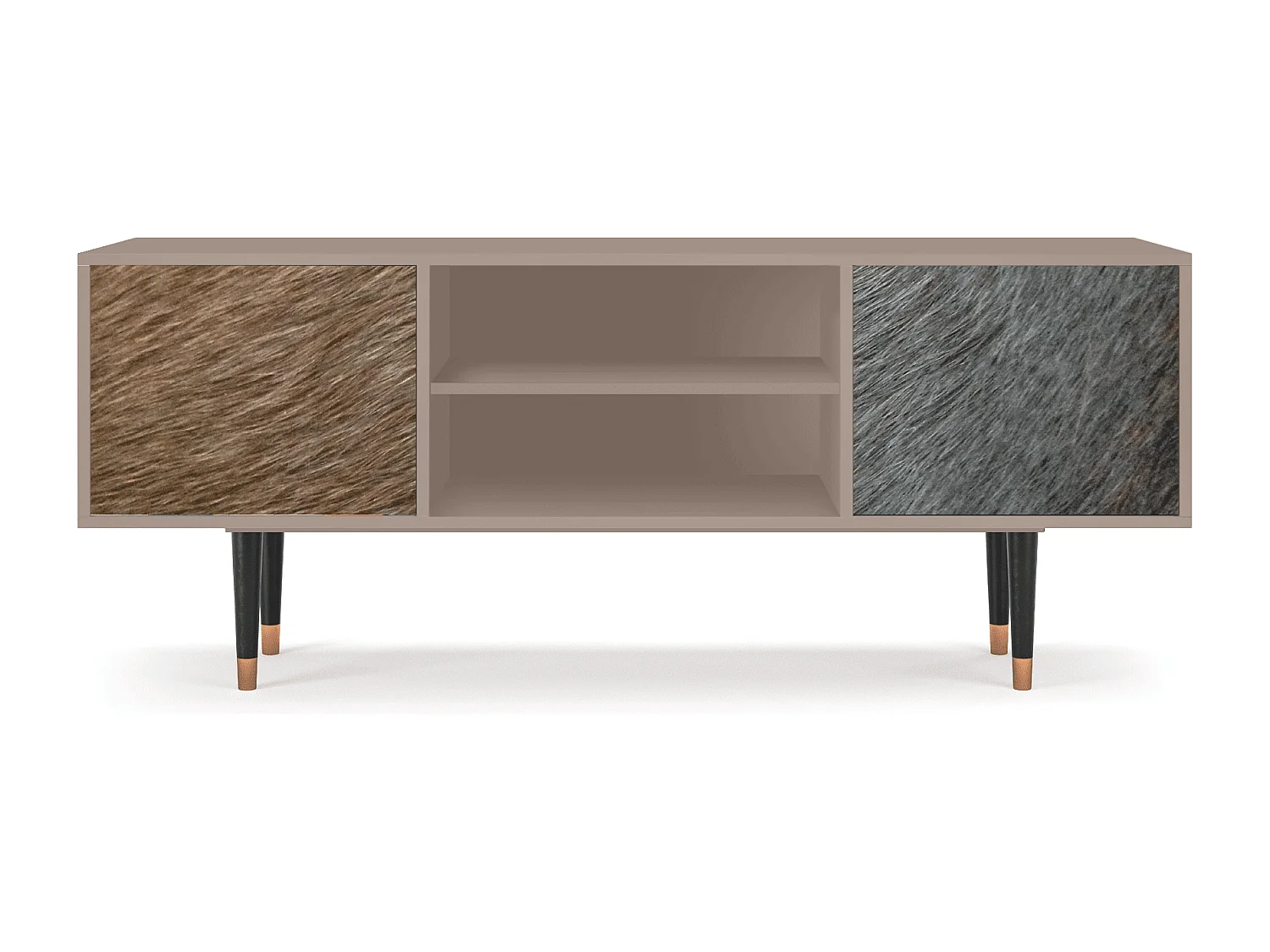 Meuble TV - 170х69х48 cm - T2 - Peanut Hair, Latte