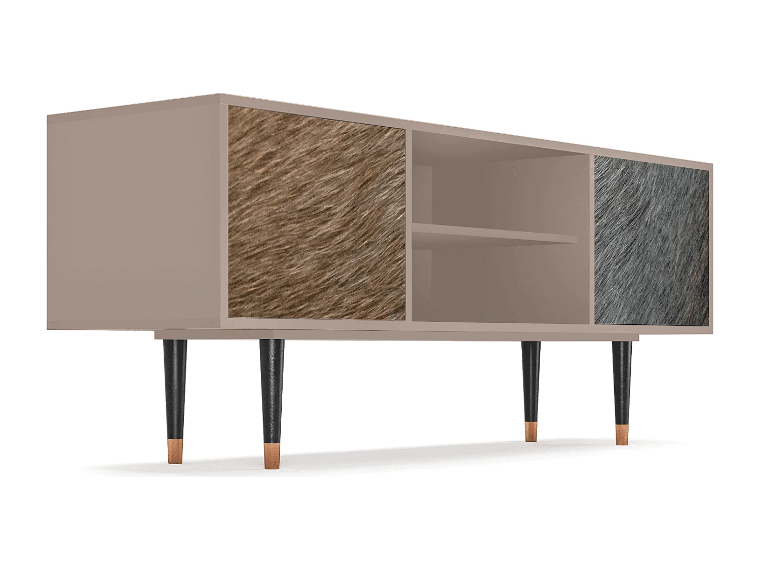 Meuble TV - 170х69х48 cm - T2 - Peanut Hair, Latte