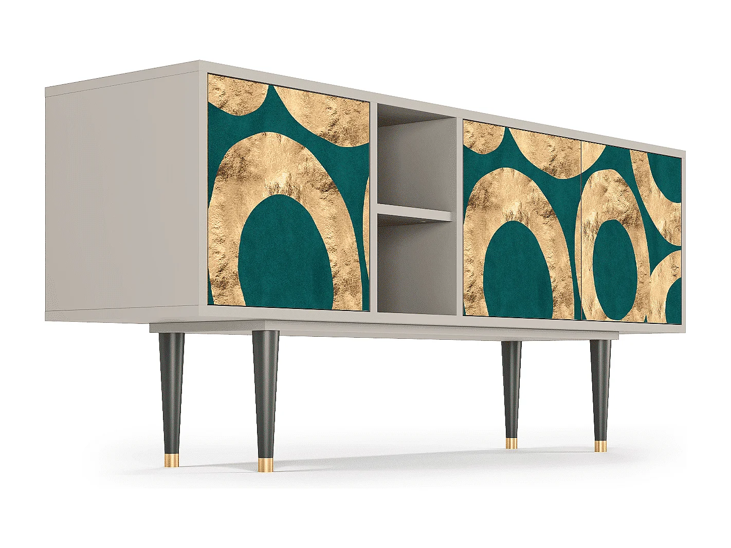 TV-Möbel - 150х69х41 cm - T5 - Zircon Sphere, Sand