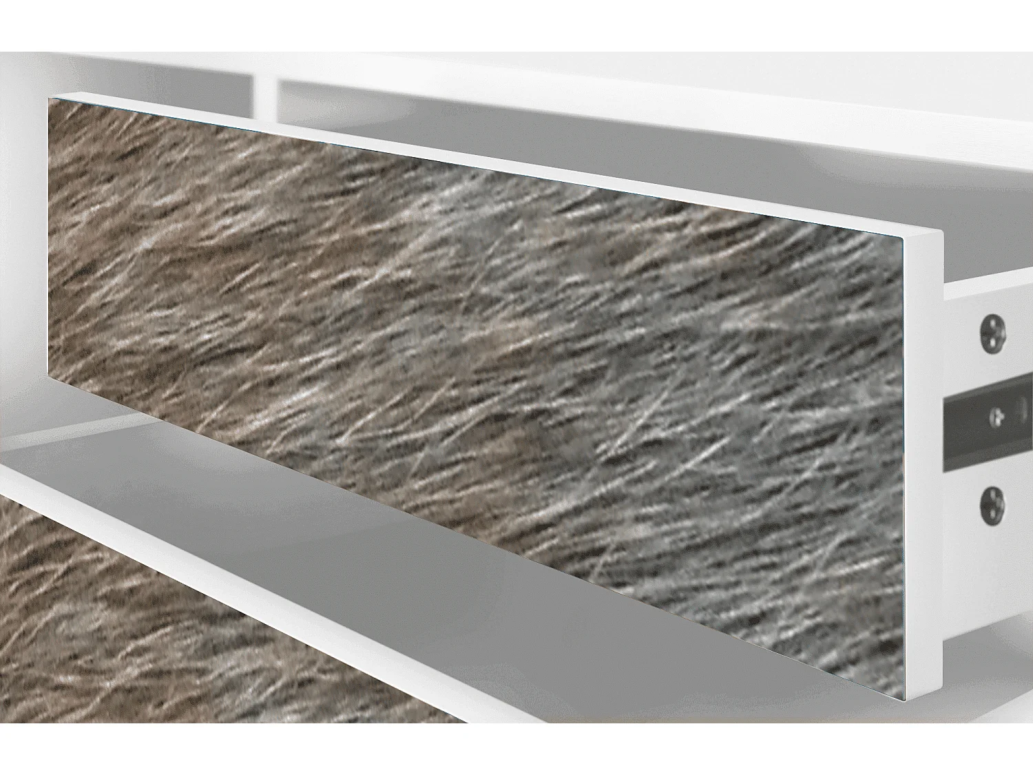 Meuble TV - 170х59х48 cm - T4 - Peanut Hair, Blanc