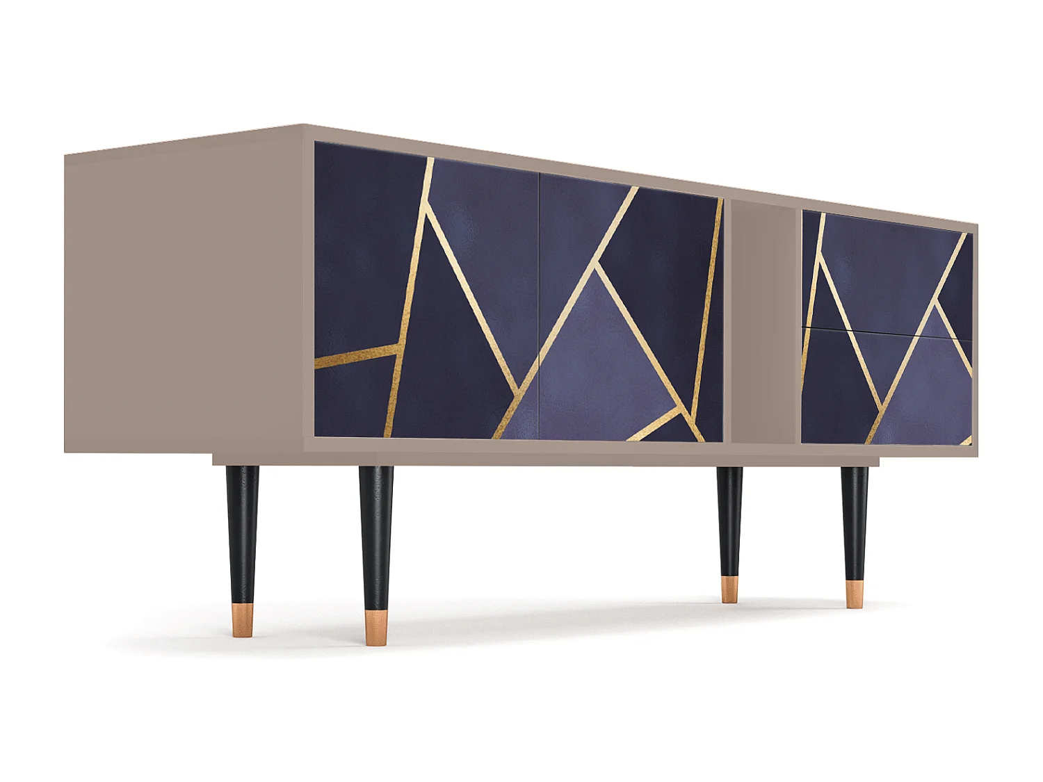 Meuble TV - 170х69х48 cm - T1 - The Amethyst, Latte