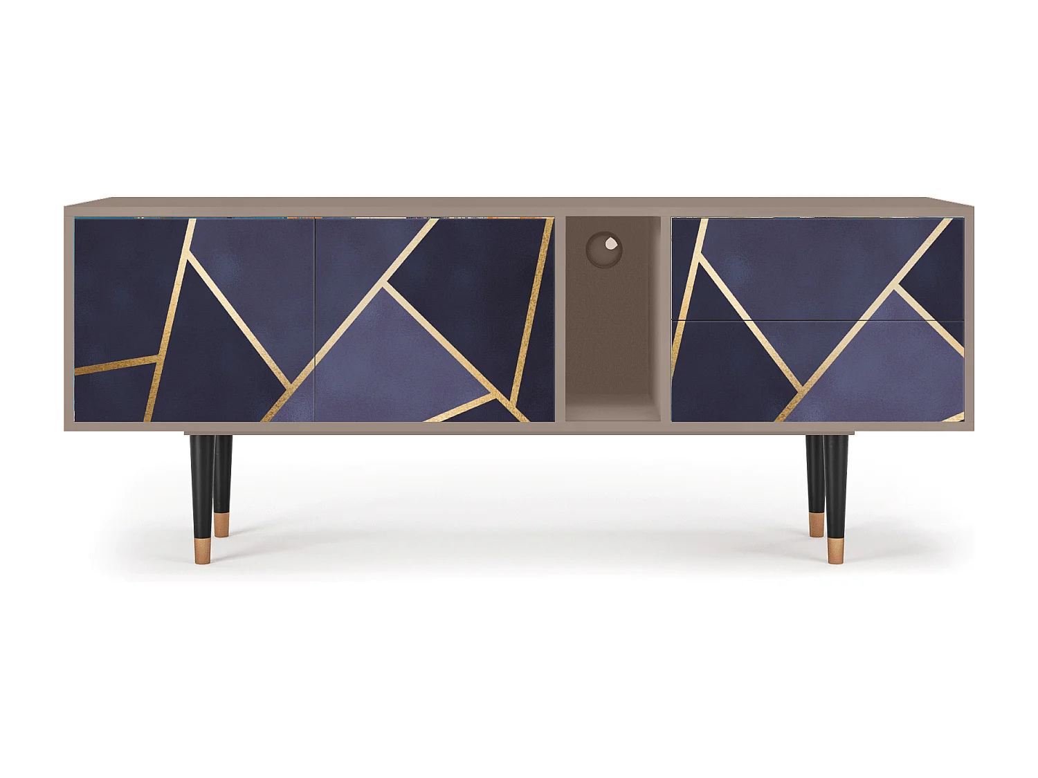 Meuble TV - 170х69х48 cm - T1 - The Amethyst, Latte