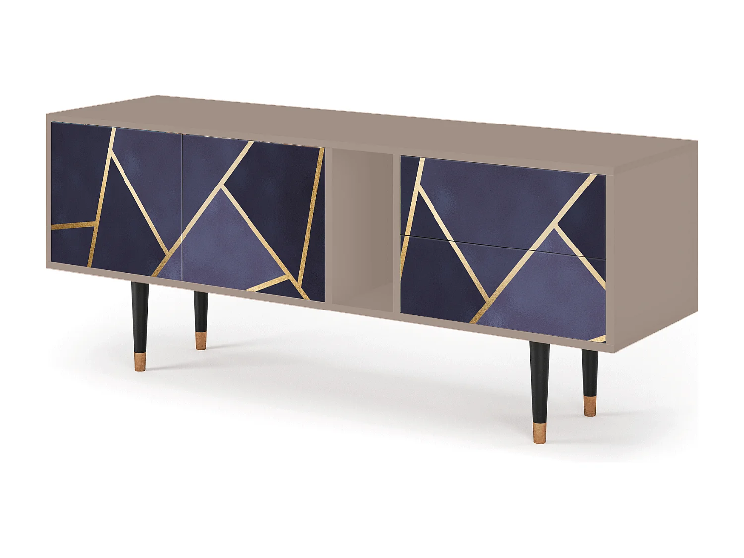 Meuble TV - 170х69х48 cm - T1 - The Amethyst, Latte