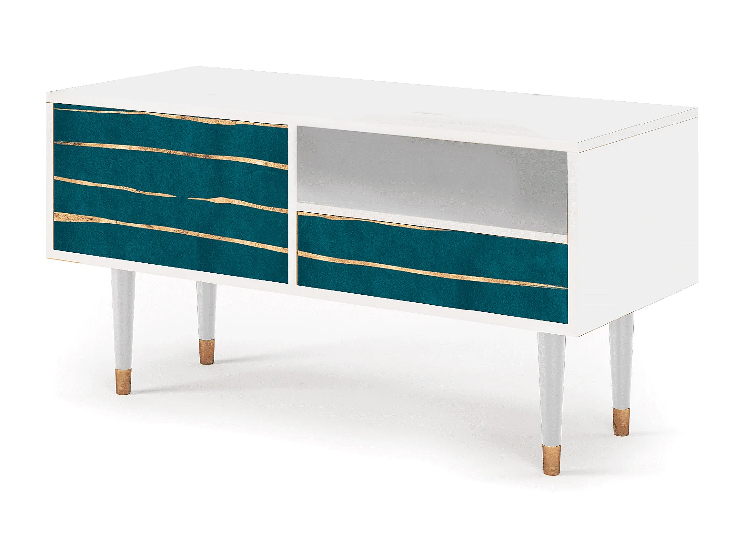 Mobile TV - 115х59х48 cm - T3 - Ocean Drive, Bianco