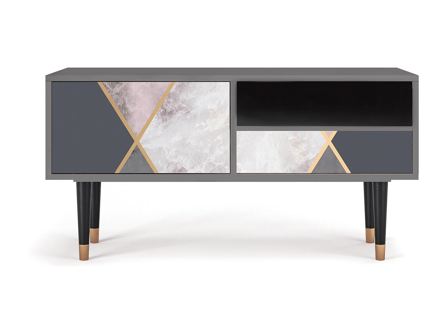 Meuble TV - 115х59х48 cm - T3 - Ideal Harmony, Sable