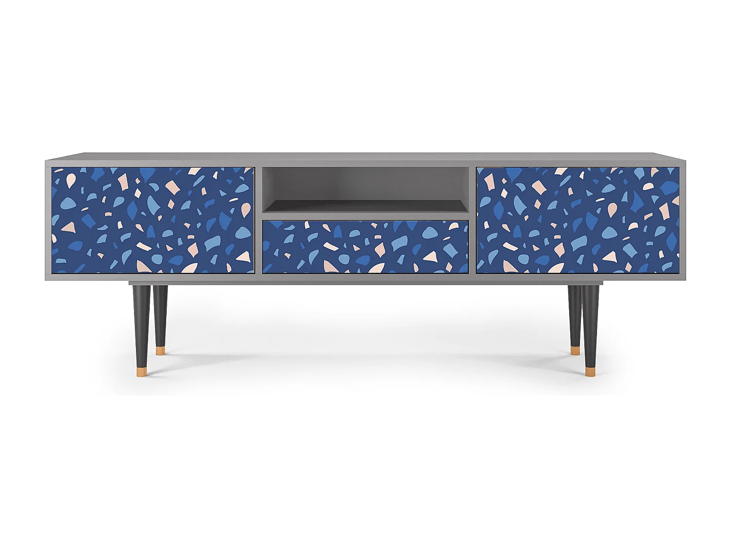 Meuble TV - 170х59х41 cm - T6 - Soap Whirpool, Gris