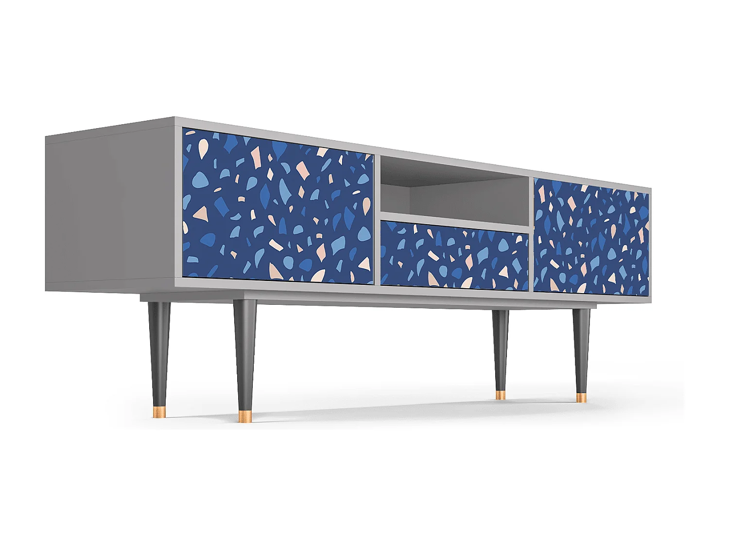 Meuble TV - 170х59х41 cm - T6 - Soap Whirpool, Gris