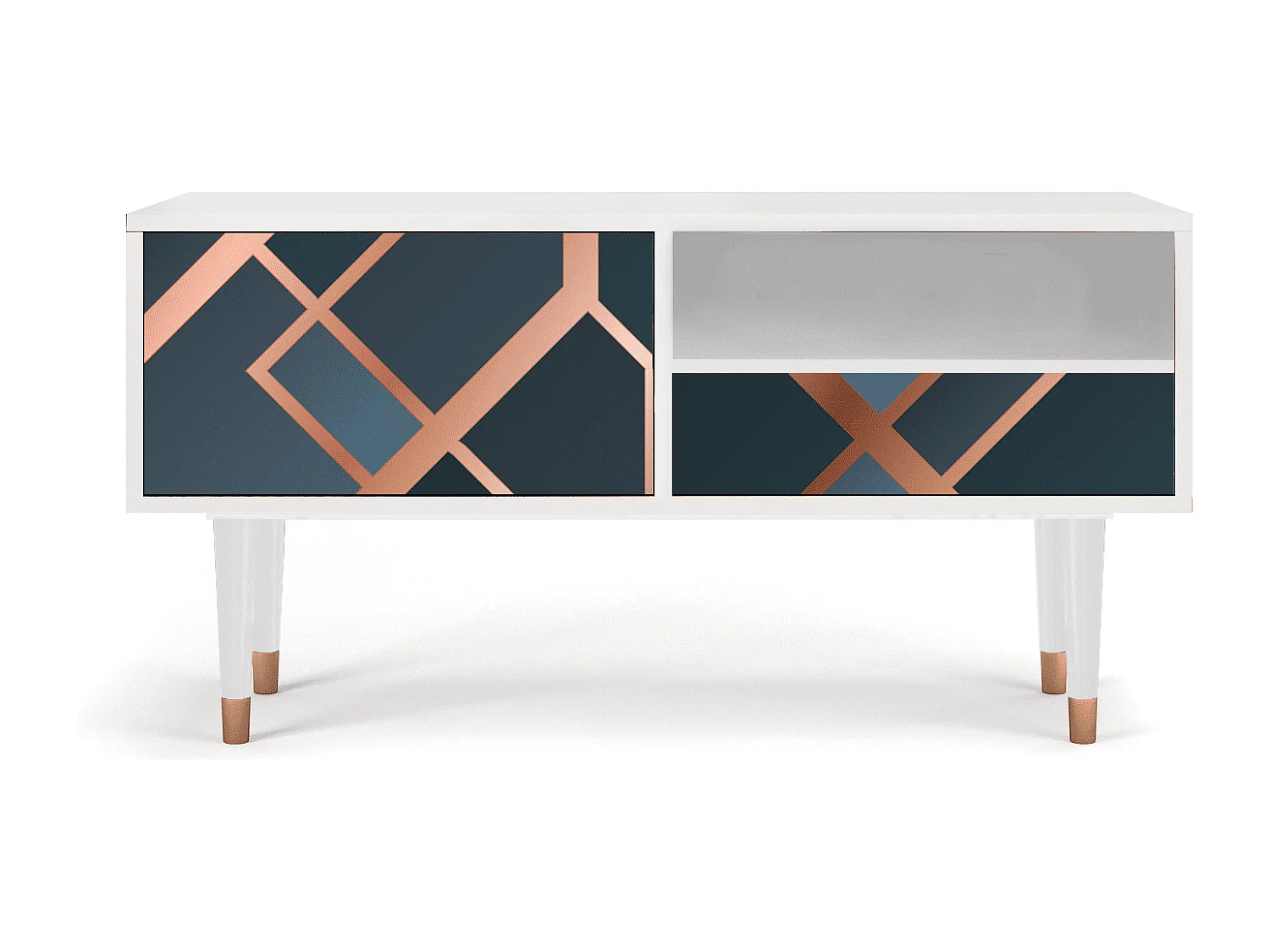 TV-meubel - 115х59х48 cm - T3 - Ashy 1920', Wit