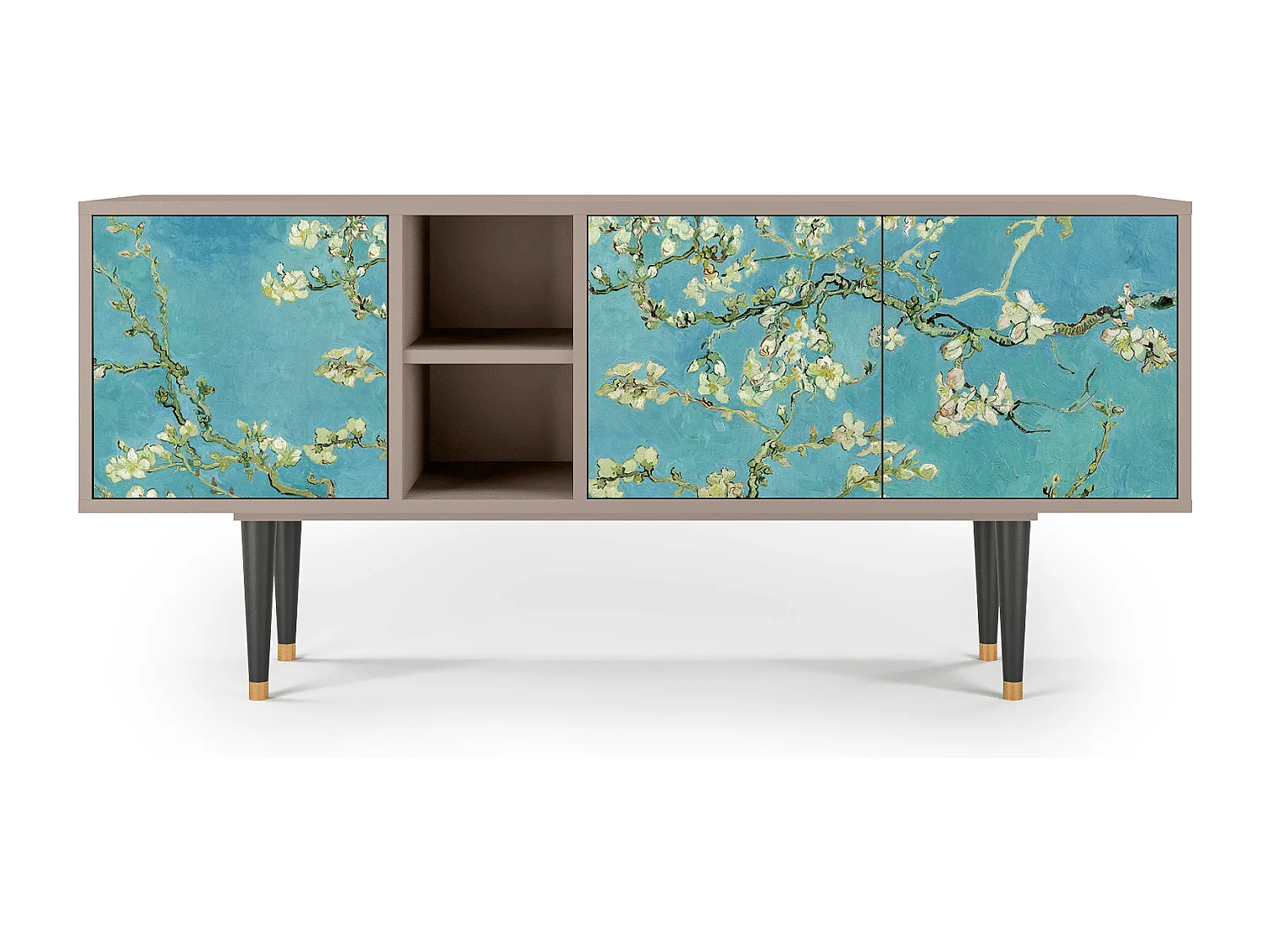 Mueble de TV - 150х69х41 cm - T5 - Almond Blossom, Latte